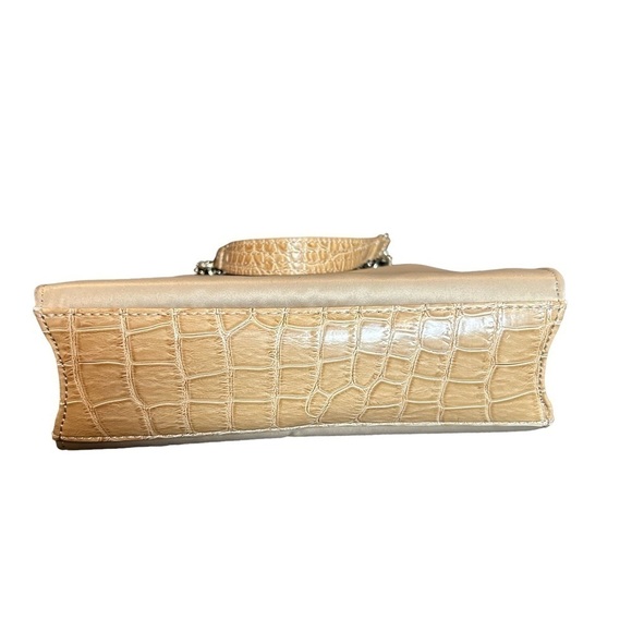 Liz Claiborne Faux Snakeskin & Satin Look Purse Chain and Faux Snakeskin Strap - Picture 3 of 16